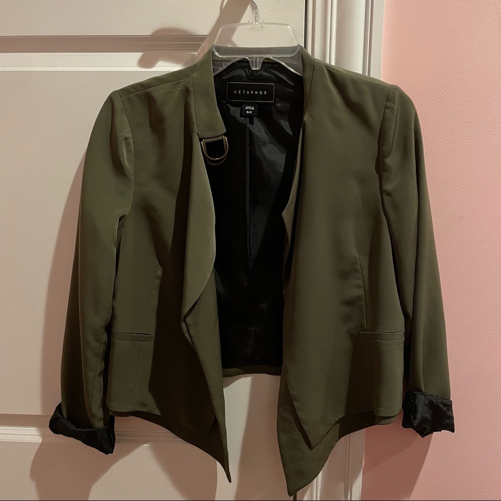 Metaphor Forest Green Cardigan